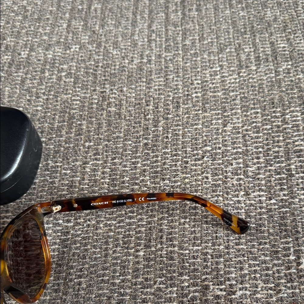 Coach Brown Tortoise Sunglasses - Picture 5 of 6